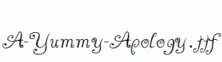 A-Yummy-Apology.ttf