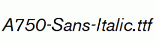 A750-Sans-Italic.ttf