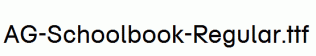 AG-Schoolbook-Regular.ttf