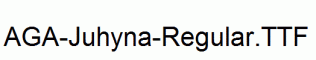 AGA-Juhyna-Regular.ttf