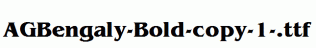AGBengaly-Bold-copy-1-.ttf