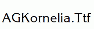 AGKornelia.ttf