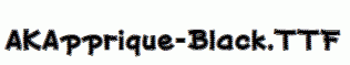 AKApprique-Black.ttf