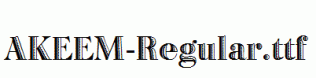 AKEEM-Regular.ttf