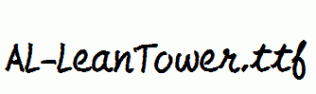 AL-LeanTower.ttf