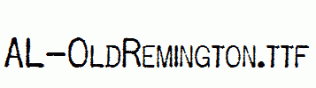 AL-OldRemington.ttf