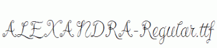 ALEXANDRA-Regular.ttf