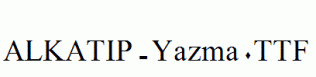 ALKATIP-Yazma.ttf