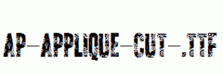 AP-Applique-Cut-.ttf