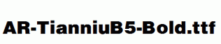 AR-TianniuB5-Bold.ttf
