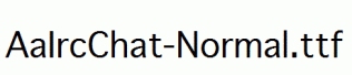 AaIrcChat-Normal.ttf