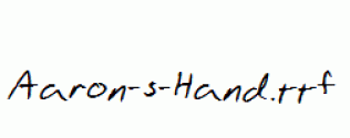 Aaron-s-Hand.ttf