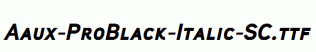 Aaux-ProBlack-Italic-SC.ttf