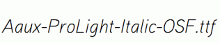 Aaux-ProLight-Italic-OSF.ttf