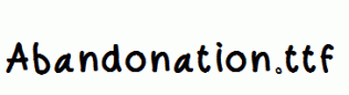 Abandonation.ttf