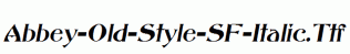 Abbey-Old-Style-SF-Italic.ttf