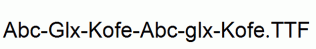Abc-Glx-Kofe-Abc-glx-Kofe.ttf