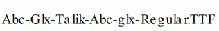 Abc-Glx-Talik-Abc-glx-Regular.ttf