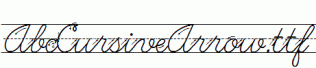 AbcCursiveArrow.ttf