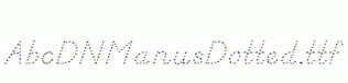 AbcDNManusDotted.ttf