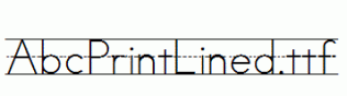 AbcPrintLined.ttf