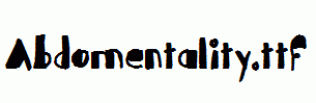 Abdomentality.ttf