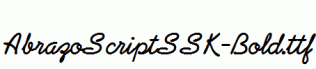 AbrazoScriptSSK-Bold.ttf