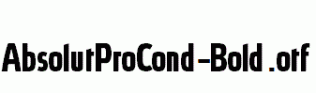 AbsolutProCond-Bold.otf