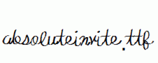 AbsoluteInvite.ttf