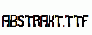 Abstrakt.ttf