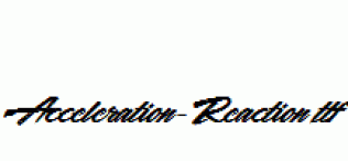 Acceleration-Reaction.ttf