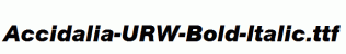 Accidalia-URW-Bold-Italic.ttf