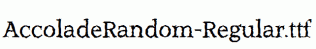 AccoladeRandom-Regular.ttf