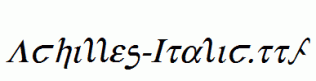 Achilles-Italic.ttf