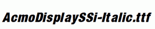 AcmoDisplaySSi-Italic.ttf