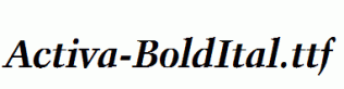 Activa-BoldItal.ttf
