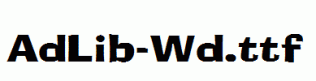 AdLib-Wd.ttf