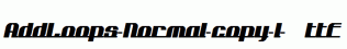 AddLoops-Normal-copy-1-.ttf