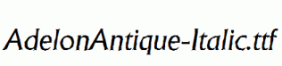 AdelonAntique-Italic.ttf