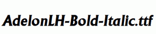 AdelonLH-Bold-Italic.ttf