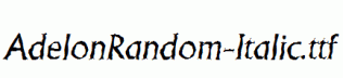 AdelonRandom-Italic.ttf