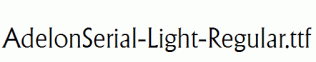 AdelonSerial-Light-Regular.ttf