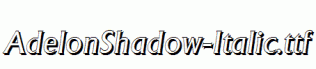 AdelonShadow-Italic.ttf