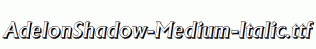 AdelonShadow-Medium-Italic.ttf