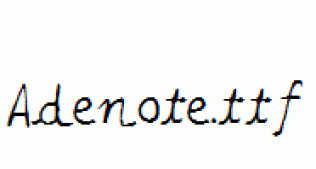 Adenote.ttf