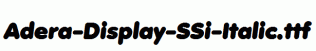 Adera-Display-SSi-Italic.ttf
