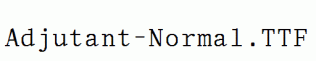 Adjutant-Normal.ttf