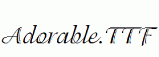 Adorable.ttf
