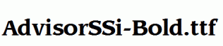 AdvisorSSi-Bold.ttf