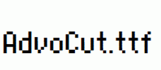 AdvoCut.ttf